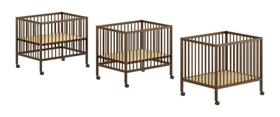 Parc bébé-DINO PARC BÉBÉ 95 x 75 cm NOIX-Vipack-mailleux-3