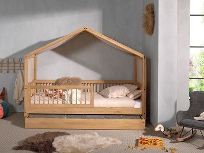 Chambres complètes-Combinaison de chambre d'enfant Forrest Oak chêne-Vipack-mailleux-1