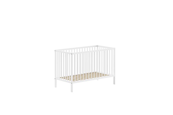 Lit bébé-DINO LIT BÉBÉ 60 x 120 cm BLANC-Vipack-mailleux-0
