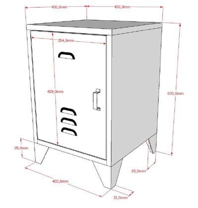 Chambres complètes-Combinaison de chambre d'enfant Bronxx bleu-Vipack-mailleux-8