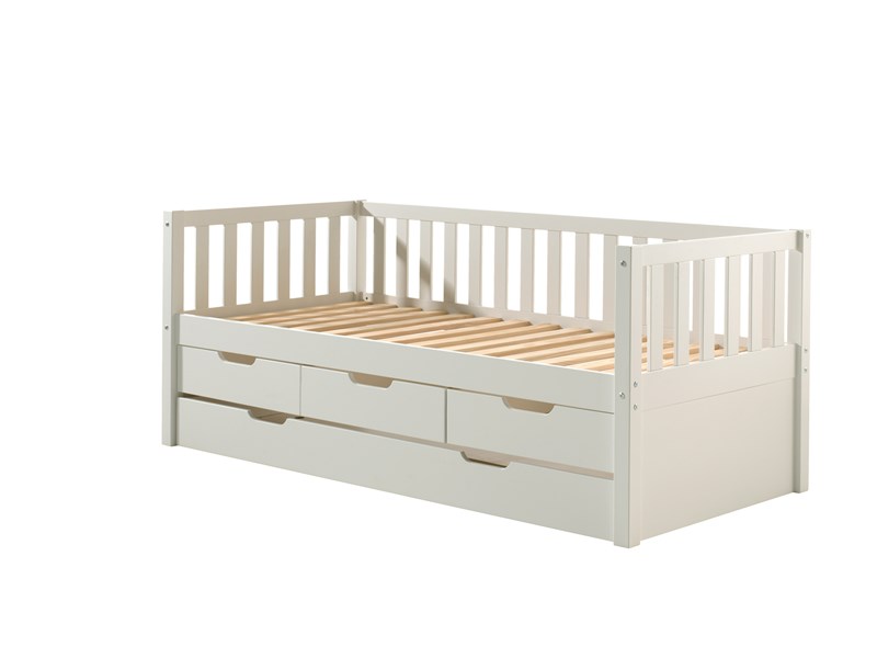 Chambres complètes-Combinaison de chambre d'enfant Fritz 1-blanc-Vipack-mailleux-0