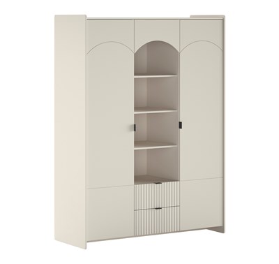 Chambres complètes-Combinaison de chambre d'enfant Lux 4-coloris clay-Vipack-mailleux-5