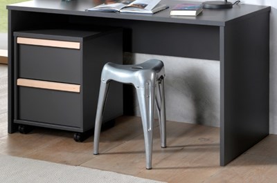 Caisson pour bureau-LONDON CAISSON DE BUREAU ANTHRACITE-Vipack-mailleux-3