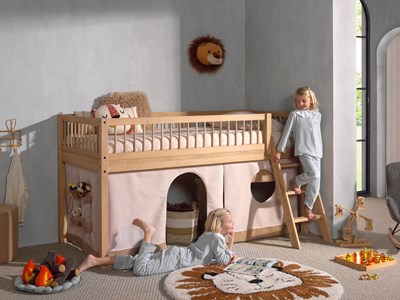 Chambres complètes-Combinaison de chambre d'enfant Forrest Oak chêne-Vipack-mailleux-6