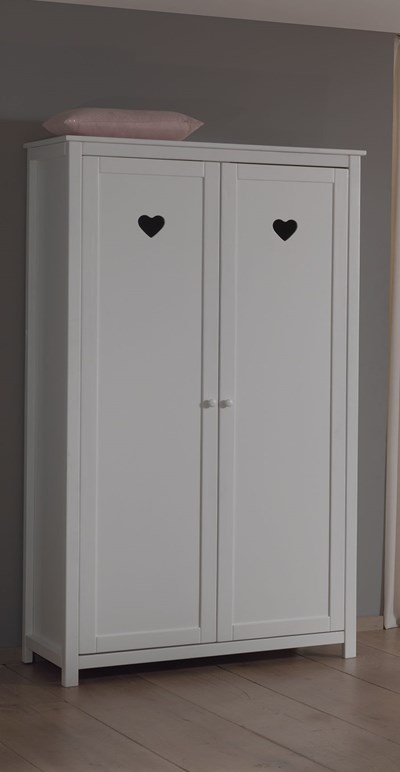 Chambres complètes-Combinaison de chambre d'enfant Amori 5-blanc-Vipack-mailleux-14