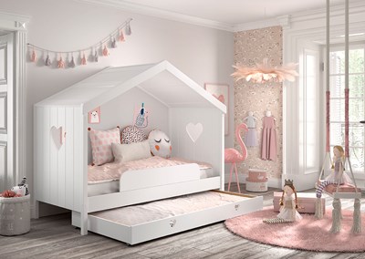 Chambres complètes-Combinaison de chambre d'enfant Amori 2-blanc-Vipack-mailleux-7