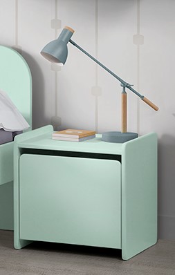 Chambres complètes-Combinaison de chambre d'enfant Kiddy 3-menthe-Vipack-mailleux-6
