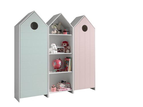 Chambres complètes-Combinaison de chambre d'enfant Casami 5-Vipack-mailleux-0