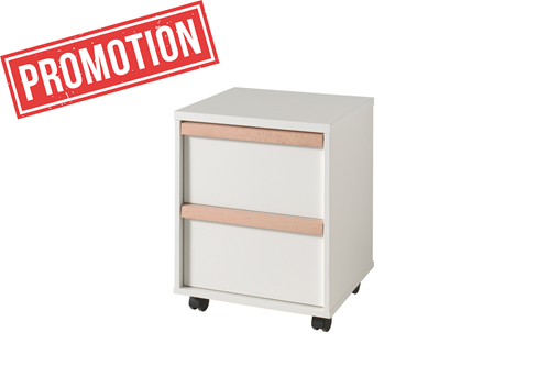 Caisson pour bureau-LONDON CAISSON DE BUREAU BLANC-Vipack-mailleux-0