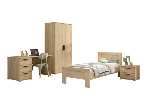 Chambres complètes-Combinaison de chambre d'enfant Sam 2-Vipack-mailleux-0