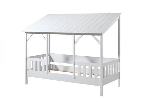 Lit enfant-HOUSEBED LIT CABANE (03) 90 x 200 cm TOIT BLANC-Vipack-mailleux-0