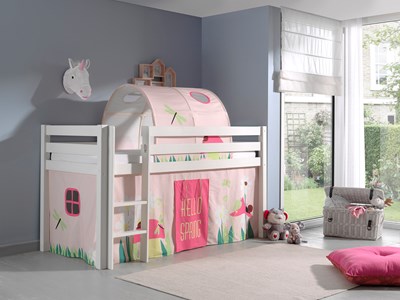 Chambres complètes-Cette PINO-combinaison se compose des éléments suivants  PINO lit compact blan-1