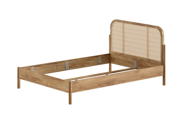 Lit enfant-OLIVE LIT 140 x 200 cm ROTIN CHÊNE-Vipack-mailleux-0