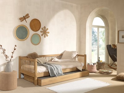 Chambres complètes-Combinaison de chambre d'enfant Forrest Oak chêne-Vipack-mailleux-5