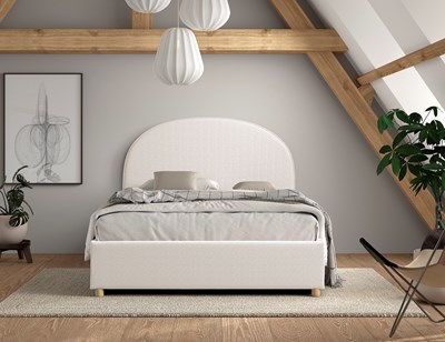 Lit enfant-MOON STORAGE LIT 140 x 200 cm BOUCLÉ BLANC-Vipack-mailleux-1