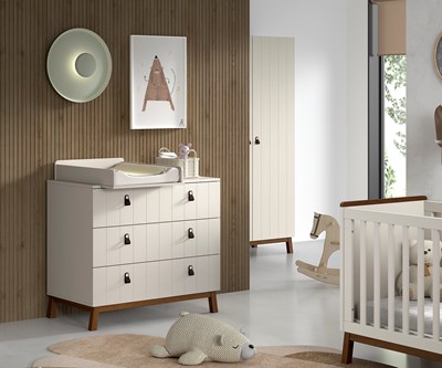 Chambres complètes-Combinaison de chambre d'enfant Sezane 4-clay-Vipack-mailleux-11