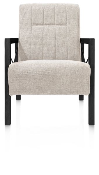Fauteuils cuir-Northon, fauteuil avec accoudoir en bois vintage clay  white  black-Henders & Haze-4