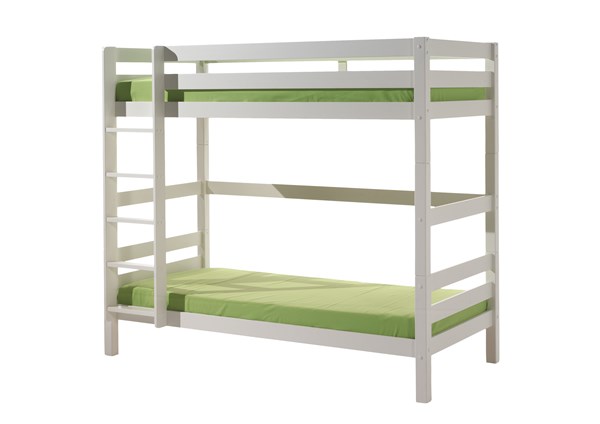 Lit superposé-PINO LIT SUPERPOSÉ (H 180cm) 90 x 200 cm BLANC-Vipack-mailleux-0