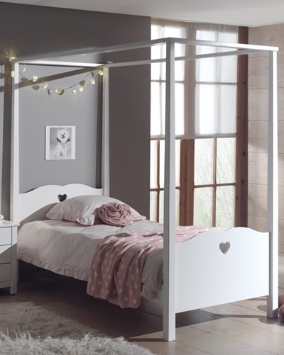Chambres complètes-Combinaison de chambre d'enfant Amori 2-blanc-Vipack-mailleux-1