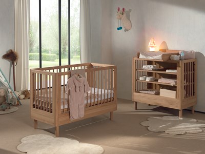 Chambres complètes-Combinaison de chambre d'enfant Forrest Oak 2-chêne-Vipack-mailleux-1