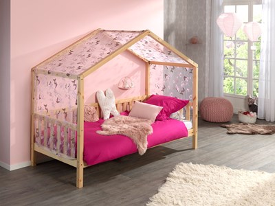 Chambres complètes-Combinaison de chambre d'enfant Dallas bois naturel-Vipack-mailleux-1