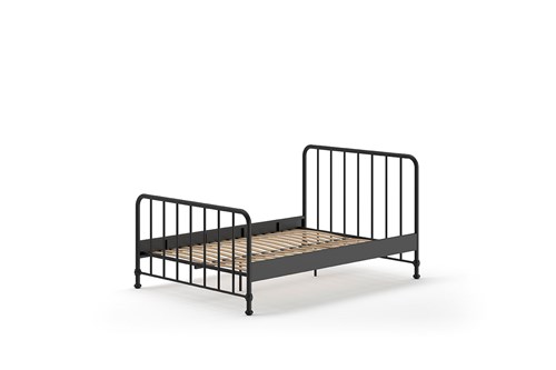 Lit enfant-BRONXX LIT 140 x 200 cm NOIR-Vipack-mailleux-0