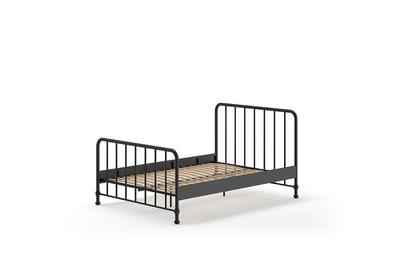 Lit enfant-BRONXX LIT 140 x 200 cm NOIR-Vipack-mailleux-0