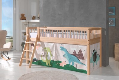 Chambres complètes-Combinaison de chambre d'enfant Forrest Beech hêtre naturel-Vipack-mailleux-1