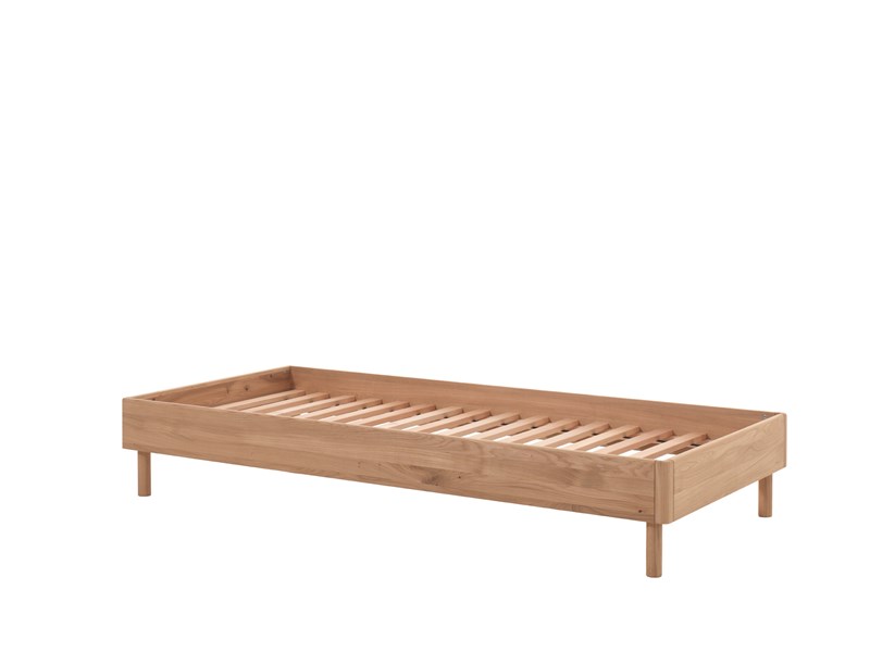 Lit enfant-FORREST CADRE&nbsp;DE LIT 90 x 200 cm CHÊNE-Vipack-mailleux-0