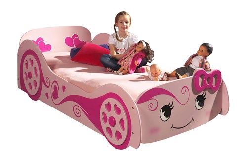 Lit enfant-CARBEDS LOVE LIT 90 x 200 cm ROSE-Vipack-mailleux-0