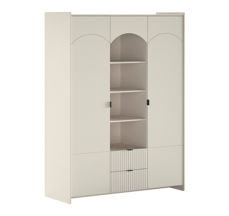 Garde-robe-LUX ARMOIRE 3 PORTES CLAY-Vipack-mailleux-0