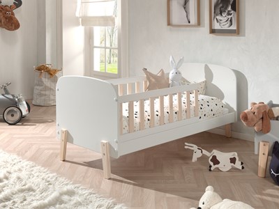 Chambres complètes-Combinaison de chambre d'enfant Kiddy blanc-Vipack-mailleux-5