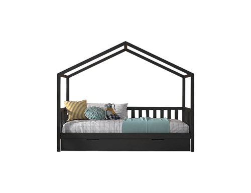 Chambres complètes-Combinaison de chambre d'enfant Dallas anthracite-Vipack-mailleux-0