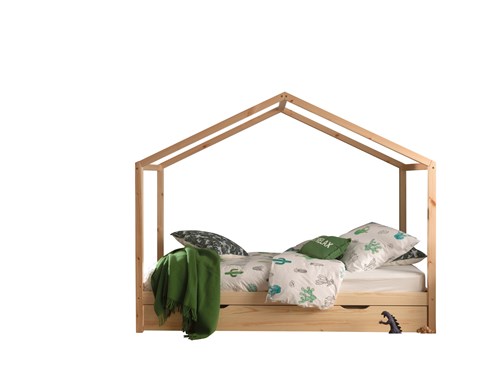 Chambres complètes-Combinaison de chambre d'enfant Dallas bois naturel-Vipack-mailleux-0