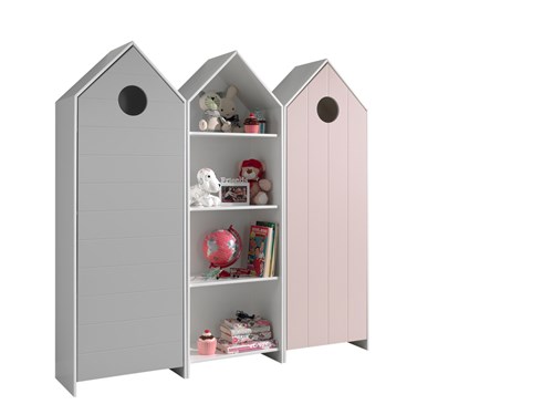 Chambres complètes-Combinaison de chambre d'enfant Casami 6-Vipack-mailleux-0