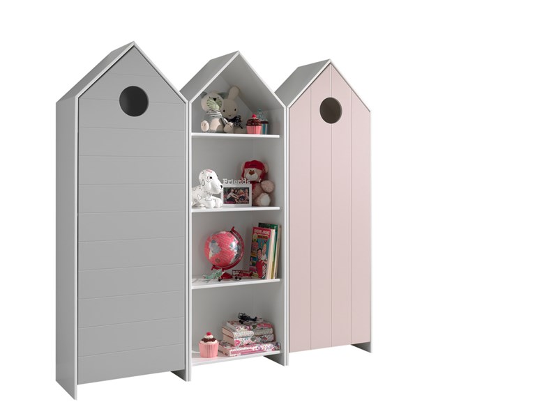 Chambres complètes-Combinaison de chambre d'enfant Casami 6-Vipack-mailleux-0