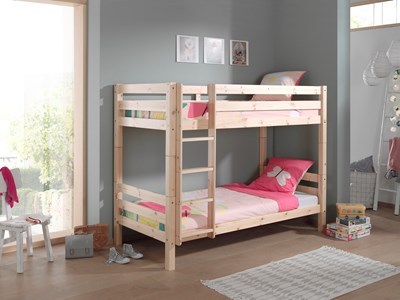 Lit superposé-PINO LIT SUPERPOSÉ (H 160cm) 90 x 200 cm NATUREL-Vipack-mailleux-1