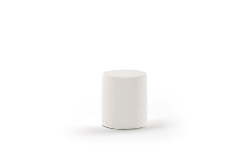 Chevet-MOON POUF BOUCLÉ BLANC-Vipack-mailleux-0