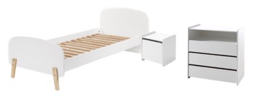 Chambres complètes-Combinaison de chambre d'enfant Kiddy 5-blanc-Vipack-mailleux-0