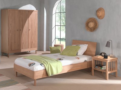 Chambres complètes-Combinaison de chambre d'enfant Forrest Oak 2-chêne-Vipack-mailleux-1