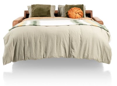 Canapés lits-Veymont, convertible 3-places 160 cm - tissu secilia-Henders & Hazel-mailleux-5