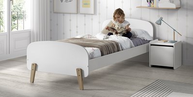 Chambres complètes-Combinaison de chambre d'enfant Kiddy 4-blanc-Vipack-mailleux-1