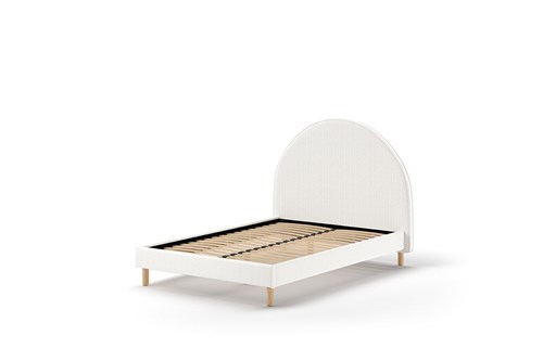 Lit enfant-MOON LIT 140 x 200 cm BOUCLÉ BLANC-Vipack-mailleux-0