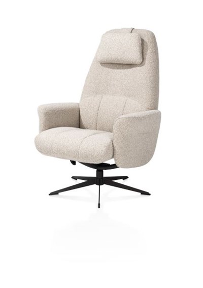 Fauteuil de relaxation-Torino, fauteuil (incl. pouf) - graphite-Henders & Hazel-mailleux-1