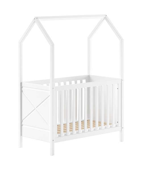 Lit bébé-SCOTT LIT BÉBÉ 60 x 120 cm BLANC-Vipack-mailleux-0