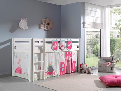 Chambres complètes-Cette PINO-combinaison se compose des éléments suivants  PINO lit compact blan-1