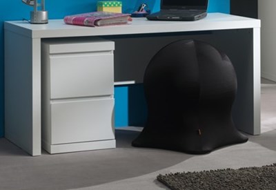 Caisson pour bureau-LARA CAISSON DE BUREAU BLANC-Vipack-mailleux-1