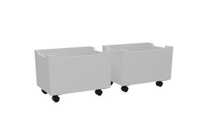 Coffre jouets-FORREST ENSEMBLE DE 2 TIROIRS HÊTRE BLANC-Vipack-mailleux-3