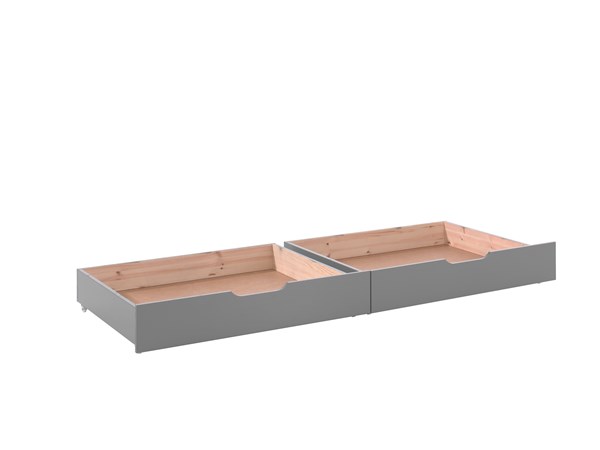 Tiroir-PINO ENSEMBLE DE 2 TIROIRS GRIS-Vipack-mailleux-0