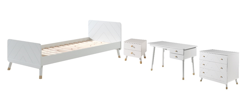 Chambres complètes-Combinaison de chambre d'enfant Billy 4-Vipack-mailleux-0